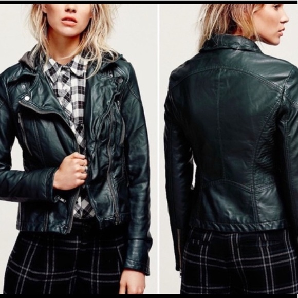 Free People Jackets & Blazers - 🆕 Free People Vegan Leather Jacket